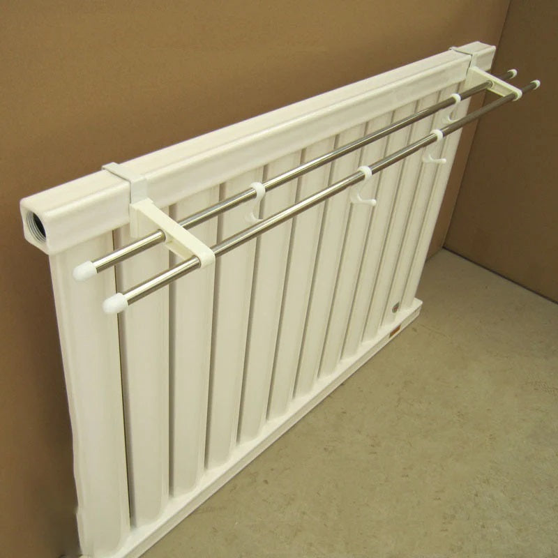 Lichidare de Stoc! Oferta 1+1 Suport dublu pentru uscare rufe, cu prindere pe calorifer, 60cm