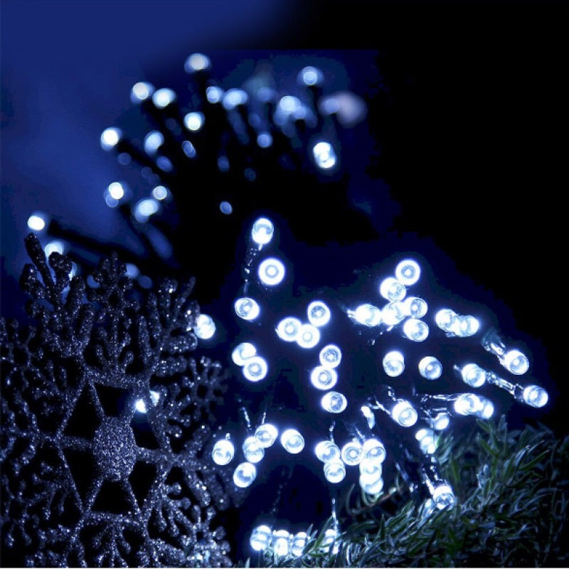 Decoratiune Solara pentru Exterior IP44, 1000 led-uri, 100m, liniara - Alb Rece