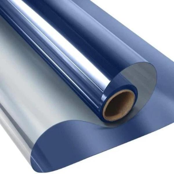 Set 4 x Autocolant Oglinda Albastru, 45 x 300 cm