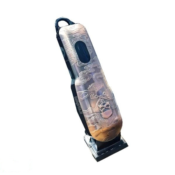 Mașină de Tuns Profesională YK-811 fără Fir, Lame din Oțel, Ecran LCD, LED Indicator, Design Unic