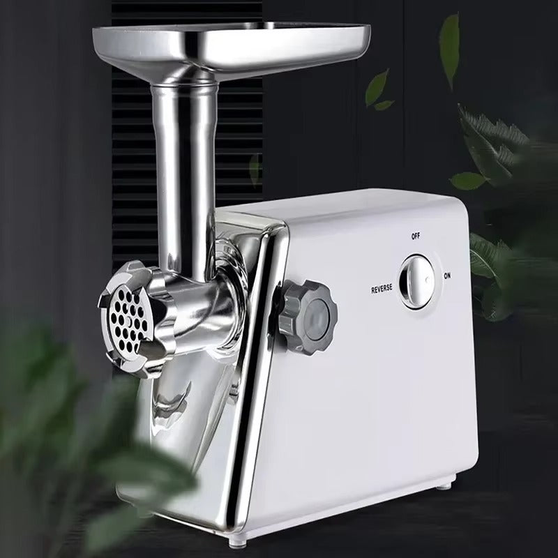 Masina Electrica de Tocat Carne 2200W – Cutit Inox, Accesorii Carnati si 3 Site Incluse