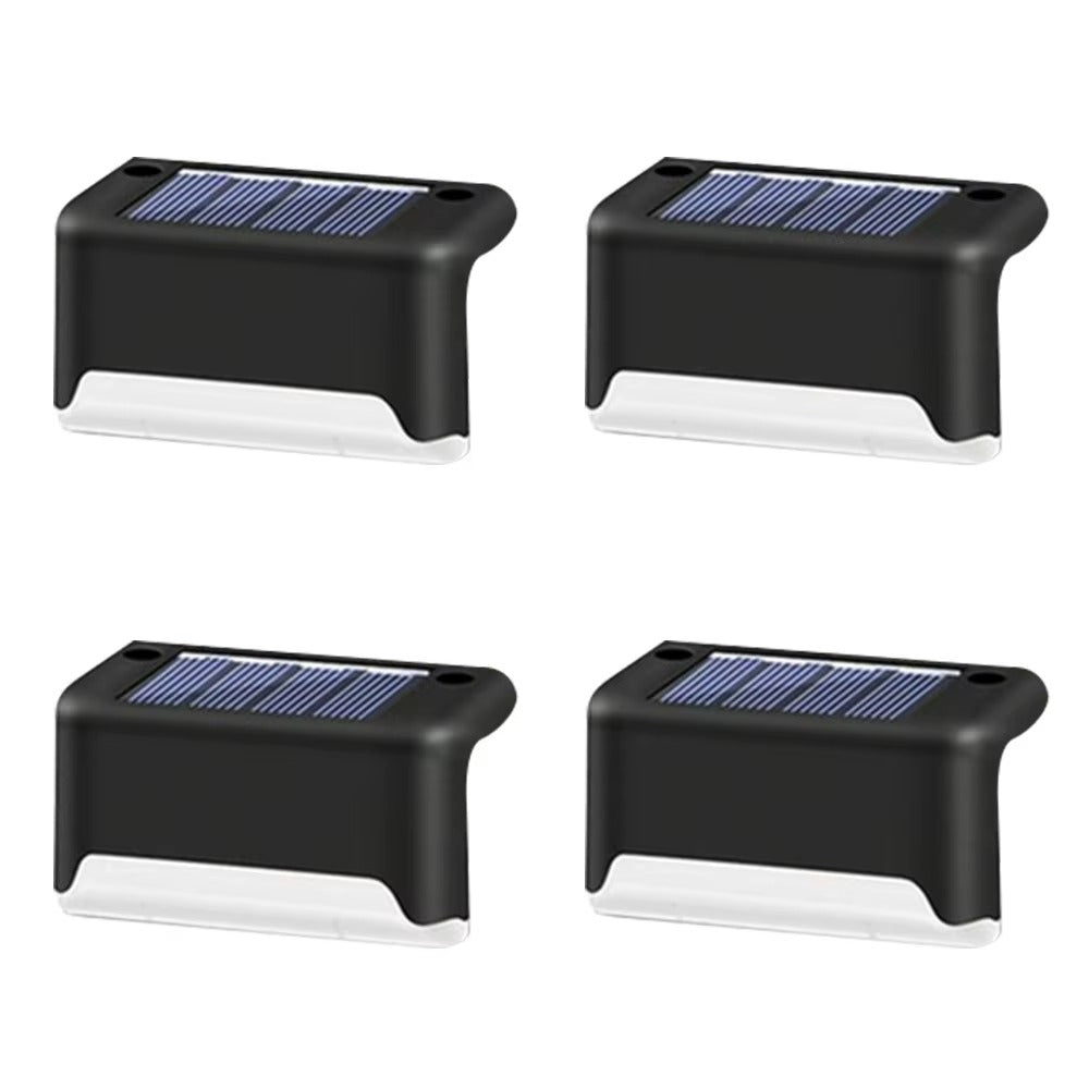 Set 8 x Lampi Solare Pentru Trepte Si Terase, Cu Senzor De Lumina, Rezistente La Apa, Iluminare Automata