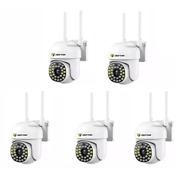 Set 5 x Camere de Supraveghere Video , 32 Leduri, Rotative, Infrarosu, Rezistanta la apa
