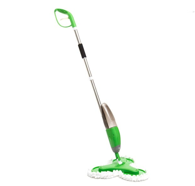 Mop Triplu Rotativ Cu Pulverizator, 3 Capete Detasabile, Rezervor 600 Ml, Curatare Eficienta Si Fara Efort AFO