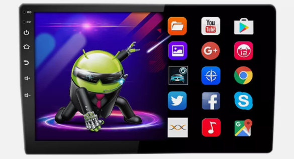 Tableta Auto Android 9 Inch, 2GB RAM, 64GB Stocare, Procesor QuadCore, Ecran Super Amoled HD, GPS, Bluetooth si WiFi