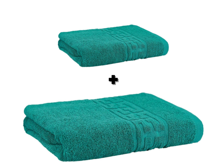 Set 2 Prosoape De Baie Mari 100% Bumbac 80x160 Cm Ultra Absorbante Pufoase Si Confortabile