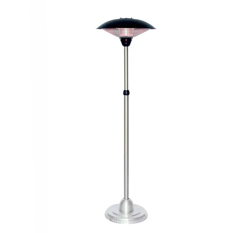 Incalzitor Electric Vertical de Exterior Hausberg HB-8816IN, 3000W, 2 Trepte de Putere, Tuburi cu Halogen, Protectie IP34, Siguranta la Rasturnare, Corp Aluminiu si Otel Inoxidabil