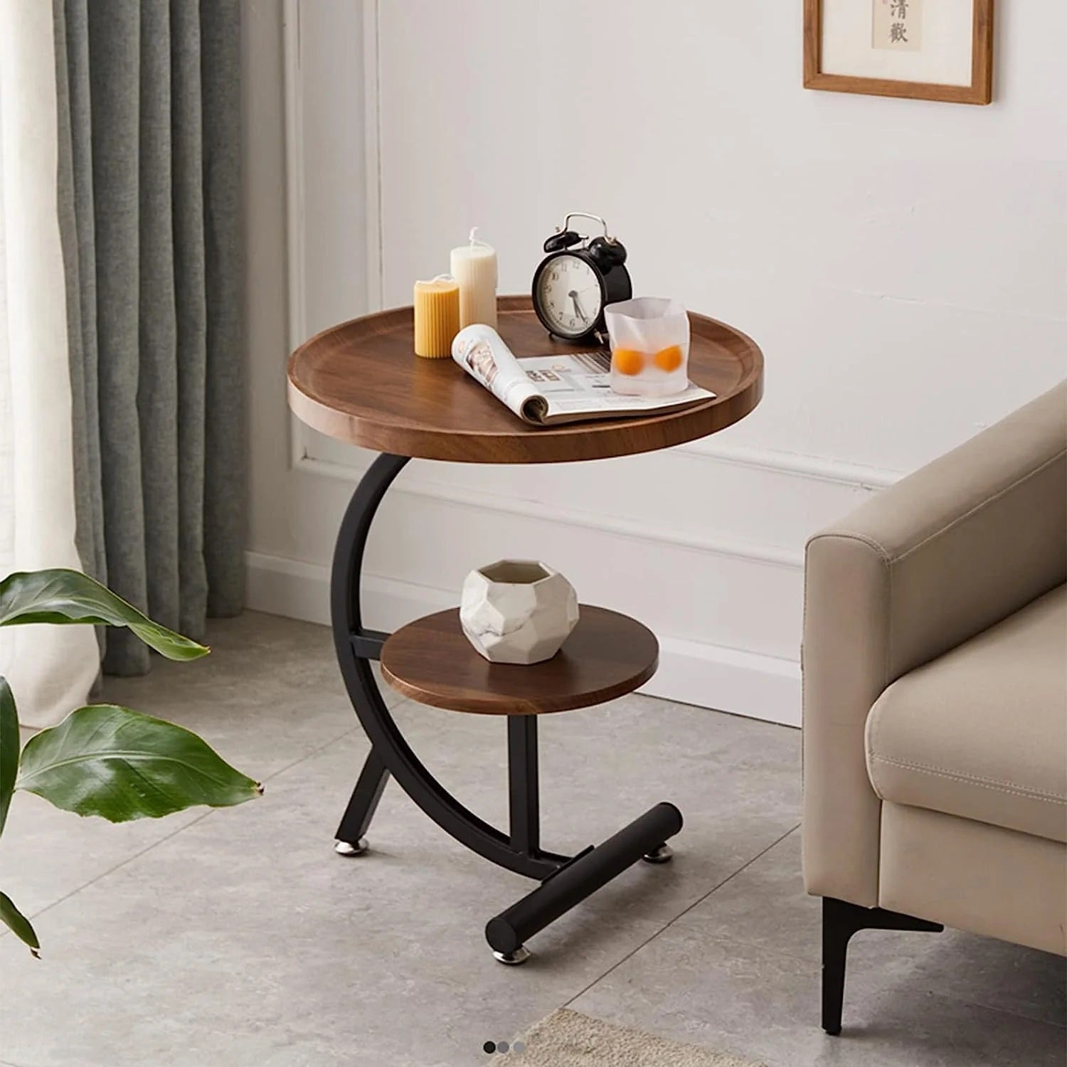 Masuta de cafea pentru living, design nordic, elegant 62 x 30cm