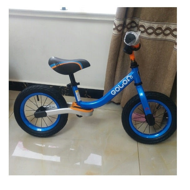 Bicicleta pentru copii, fara pedale, albastra