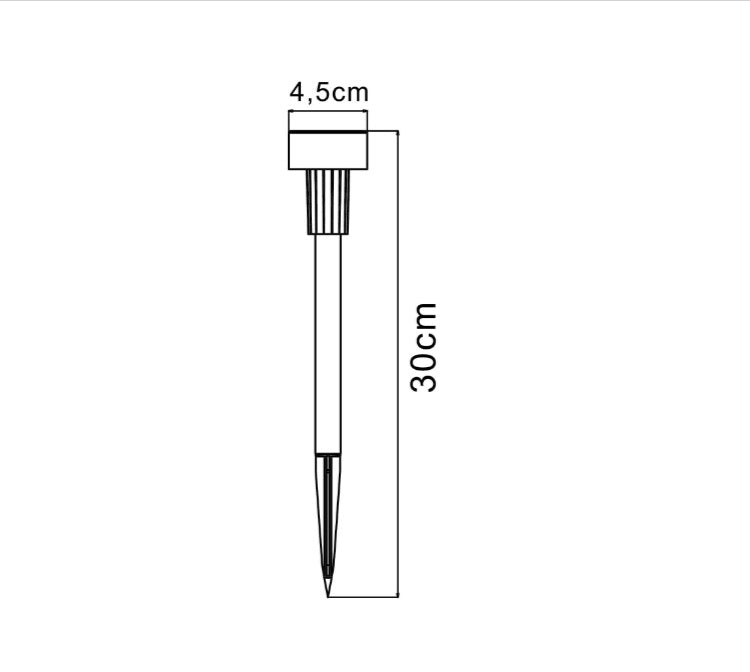 Set 30 x Lampa Solara De Gradina Inox , Tip Tarus