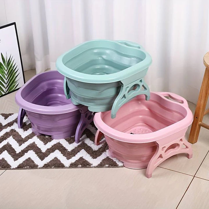 Cadita Pliabila Pentru Pedichiura, Foot Spa + Pila Electrica Pentru Calcaie, BeautyFeet