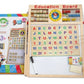 Tabla educativa multifunctionala pentru copii 40 x 40 cm