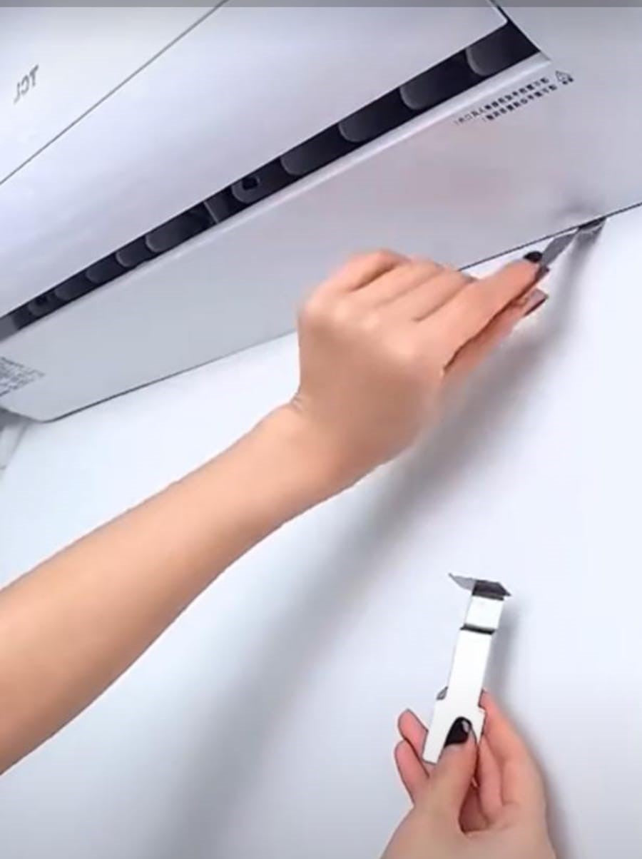 Lichidare de Stoc! Deflector aer conditionat, protectie jet de aer rece 90 cm