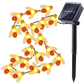 Decoratiune solara cu 50 albinute LED, interior-exterior, senzor miscare