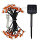 Decoratiune solara cu 50 albinute LED, interior-exterior, senzor miscare