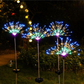 Set 2 x Lampa artificii Exterior 120 LED multicolor