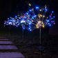 Set 2 x Lampa artificii Exterior 120 LED multicolor