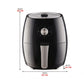 Friteuza cu aer cald, digitala, Haeger 1500w, 4.8 litri HG-5285
