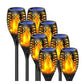 Set 12 x Lampa solara tip torta cu efect flacara 51.5 cm
