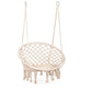 Scaun Rotund Tip Leagan Suspendat, Cu Franjuri, 80CM