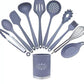 Set 11 ustensile de gatit din silicon gri