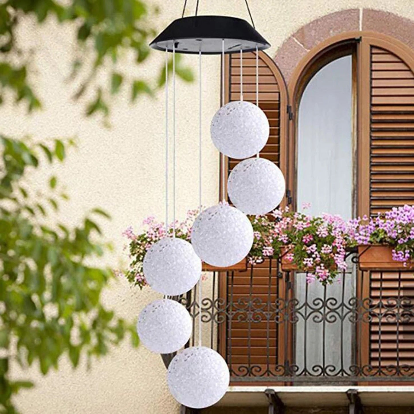 Lichidare de Stoc! Decoratiune Solara de Gradina, 6 Globuri cu Joc de Lumini