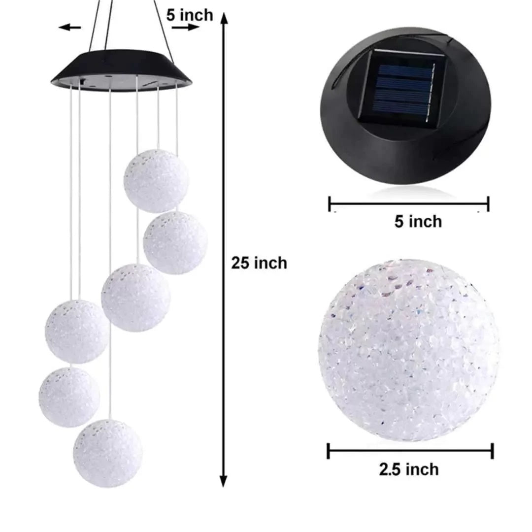 Lichidare de Stoc! Decoratiune Solara de Gradina, 6 Globuri cu Joc de Lumini