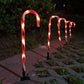 Decoratiune luminoasa pentru Craciun, 5 acadele, incarcare solara, 40 cm