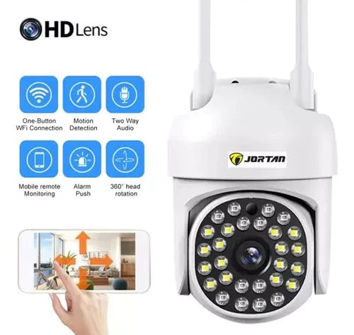 Camera de Supraveghere Video , 32 Leduri, Rotative, Infrarosu, Rezistanta la apa + Card 32 GB