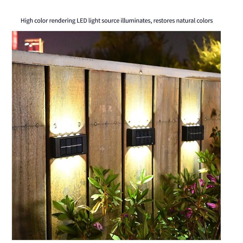 Set 2 x lampa solara de perete 12 led
