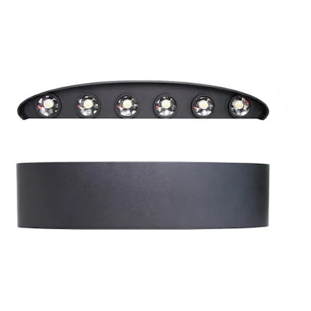 Set 2 x lampa solara de perete 12 led