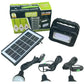 Kit panou solar cu 3 becuri, lanterna, GD-8080