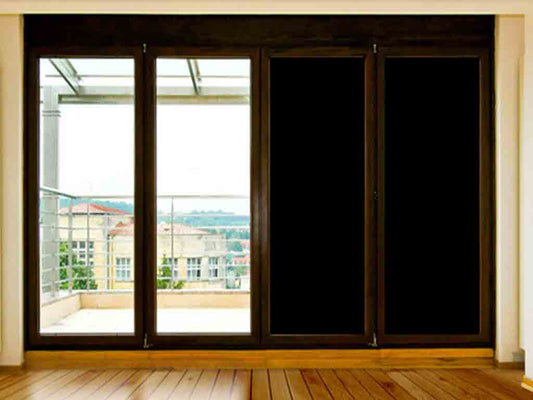 Folie neagra opaca pentru geam 60 x 300 cm