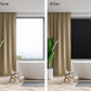 Folie neagra opaca pentru geam 45 x 300 cm
