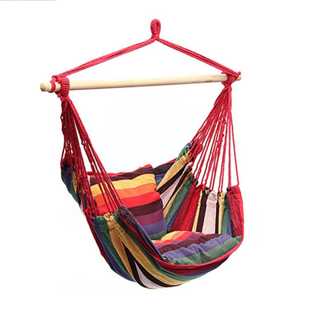 Hamac tip Scaun cu Bara de Lemn 130 x 98,5 cm