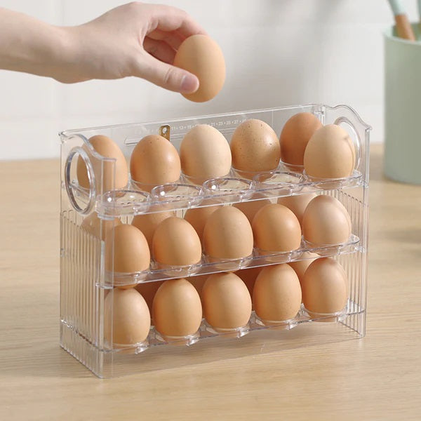 Set 2 x Cutie depozitare 30 oua, pentru usa frigiderului