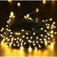 Set 4 x Decoratiune cu Incarcare Solara 100 LED, 10 Metri - Alb Cald