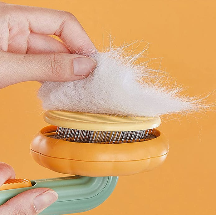 Lichidare de Stoc! Perie par de animale cu buton de autocuratare Circle Brush