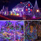 Decoratiune cu Incarcare Solara, 50 metri, 500 led - Multicolora