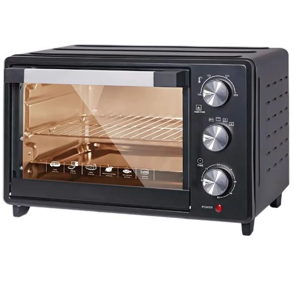 Cuptor Electric Multifuncțional Leihman 45L, 2600W, Temperatură Reglabilă 100-320°C, Temporizator 60 min, Funcție Grill & Convecție – Gătit Perfect și Rapid!