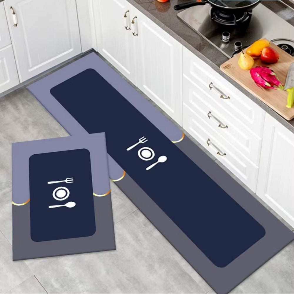 Set 2 x Covor pentru Bucatarie - Model Blue