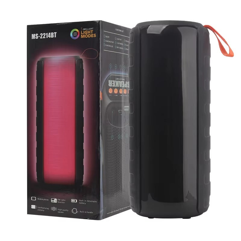 Boxa Portabila cu Lumina Tip Flacara, Bluetooth, 5 Moduri de Iluminare, Baterie 1200 mAh – Sunet Stereo si Design Compact