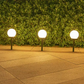 Set 12 x Lampa Solara LED Gradina tip Glob – Iluminat Exterior Premium fara Cabluri, Rezistenta la Apa, Lumina Ambientala Automata