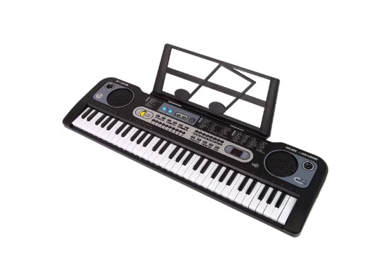 Orga Electronica 61 Clape cu Intrare USB si Microfon – Tastatura Muzicala cu Lumini, Functii Multiple, Ideala pentru Incepatori si Copii