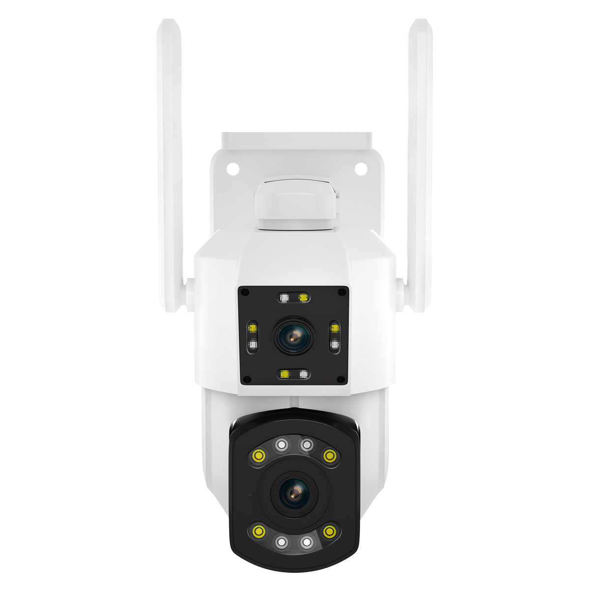 Camera Supraveghere WiFi Exterior PT210, Dual Lens 3MP+3MP, Audio Bidirectional, Night Vision Color, Detectare Miscare, IP66