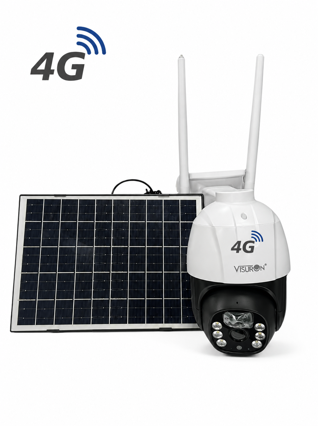 Camera Supraveghere 4G cu Panou Solar, Vedere Nocturna si Detectie Miscare