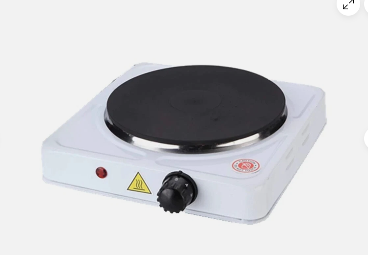 Plita Electrica Portabila 1000 W, Termostat Reglabil, Protectie La Supraincalzire, Disc Din Fonta 15 cm