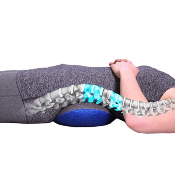 Perna Lombara Ortopedica Multifunctionala Comfy, Spuma cu Umplutura, Design Ergonomic, 45cm x 25cm