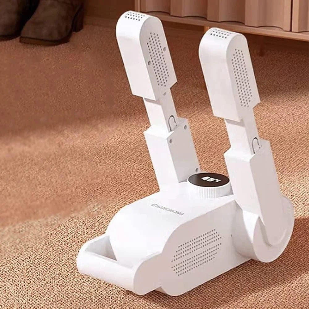 Lichidare de Stoc! Uscator electric pentru incaltaminte cu functie de dezinfectare UV, suport reglabil si temporizator, design pliabil