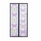 Perdea magnetica anti insecte - model cu flori si fluturi 200x100 cm